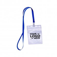  Lanyard with clip + badge holder